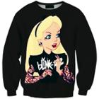 Shein 3d Beauty Sweatshirt Printing