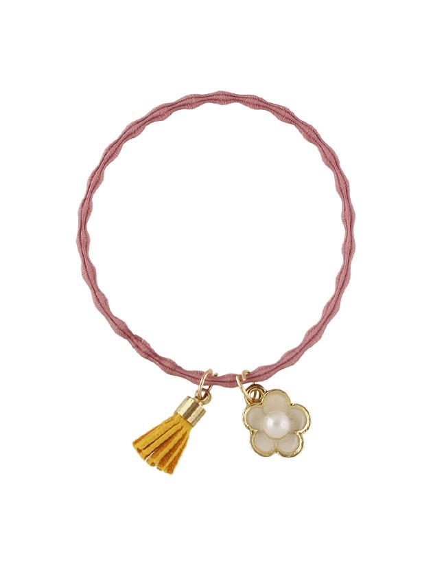 Shein Flower Cute Pendant Hair Tie