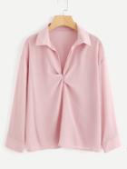 Shein Twist Front Blouse