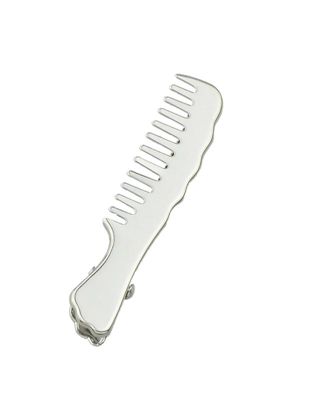 Shein Silver Color Comb Shape Small Hair Clip