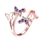 Shein Butterfly Detail Cuff Ring