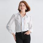 Shein Button Decorated Blouse