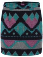 Shein Multicolor Geometric Patterned Bodycon Skirt