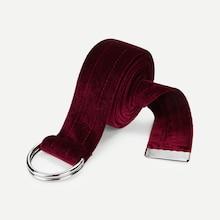 Shein D-ring Buckle Velvet Belt