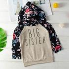 Shein Toddler Boys Letter & Floral Print Hoodie