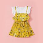 Shein Girls Calico Print Combo Dress