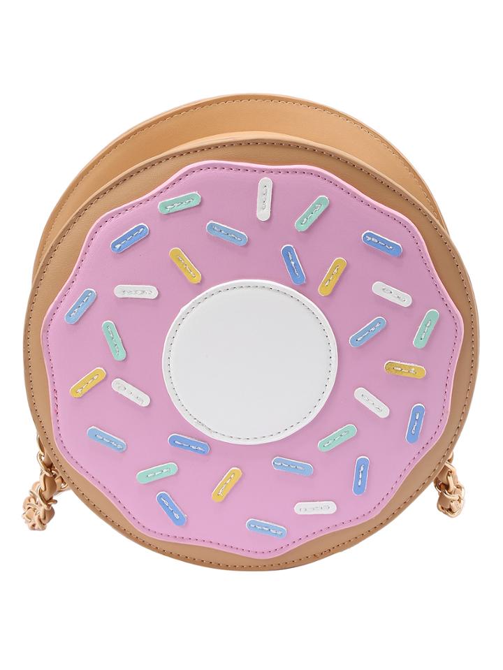 Shein Faux Leather Donut Chain Bag