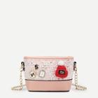 Shein Girls Hat And Patch Decor Chain Crossbody Bag
