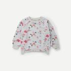 Shein Toddler Girls Calico Print Sweatshirt