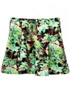 Rosewe Summer Essential Print Design Mid Waist Mini Skirt