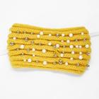 Shein Beads Decorated Knit Headband