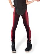 Shein Wine Red Skinny Elastic Velvet Leggings