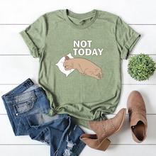 Shein Letter And Pig Print Tee