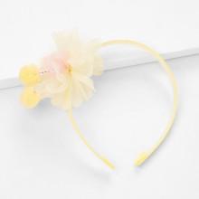 Shein Flower & Pom Pom Decorated Headband