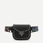 Shein Studded Bum Bag With Butterfly Print Strap