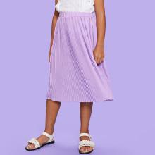Shein Girls Pleated Panel Skirt