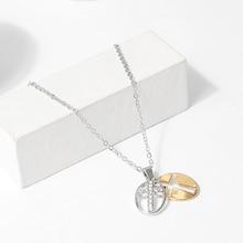 Shein Double Cross Pendant Necklace