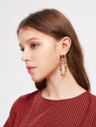 Shein Plated Circle Design Stud Earrings