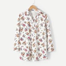 Shein Allover Florals Blouse