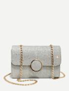 Shein Glitter Flap Chain Shoulder Bag