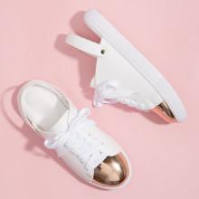 Shein Slingback Cap Toe Sneakers