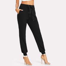 Shein Lace Up Front Sweatpants