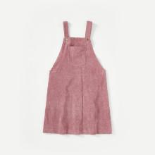 Shein Girls Pocket Front Overall Dress