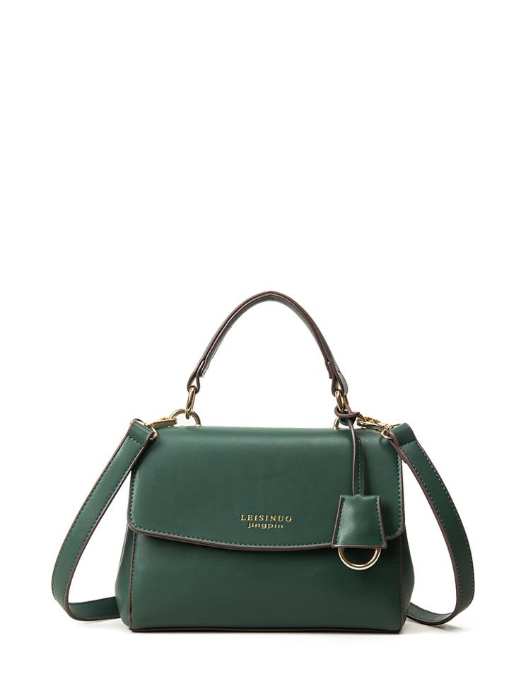 Shein Structured Pendant Handbag With Strap
