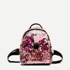 Shein Kids Sequins Bow Decor Backpack