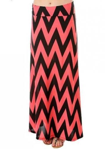Rosewe Charming Middle Waist Design Geometric Print Woman Skirt