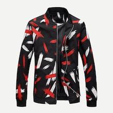 Shein Men Abstract Print Jacket