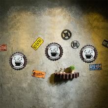 Shein Slogan Print Beer Cap Wall Decor 1pc