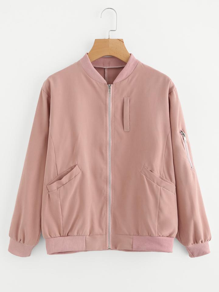 Shein Zip Up Front Jacket