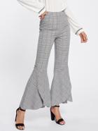 Shein Checked Flare Pants