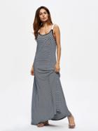 Shein Contrast Striped Maxi Cami Dress