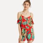 Shein Cold Shoulder Botanical Romper