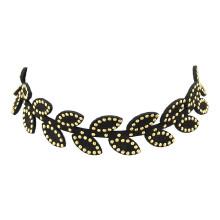 Shein Beads Leaf Choker Necklace