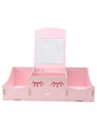 Shein Pink Happy Smile Cute Diy Makeup Storage