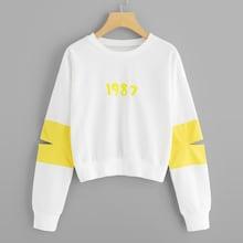 Shein Plus Letter Print Cut Out Sweatshirt