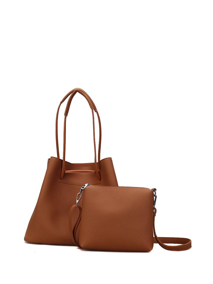 Shein Pebbled Combination Bag 2pcs