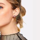 Shein Letter & Lip Design Stud Earring Set