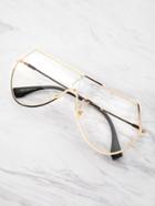 Shein Triangle Cut Visor Glasses