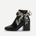 Shein Scarf Detail Pointed Toe Boots