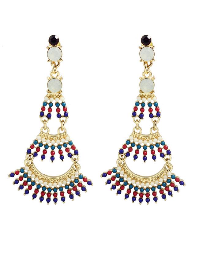 Shein Colorful Small Beads Earrings