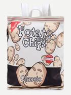 Shein Beige Pu Potato Chips Backpack