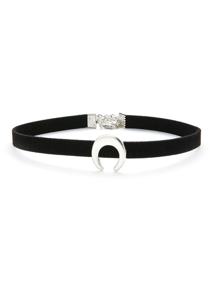 Shein Contrast Moon Decor Choker