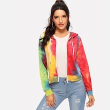 Shein Tie Dye Hooded Jacket