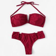 Shein Split Bikini Set