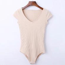 Shein Cap Sleeve Ribbed Bodysuit