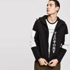 Shein Men Two Tone Hooded Windbreaker Jacket